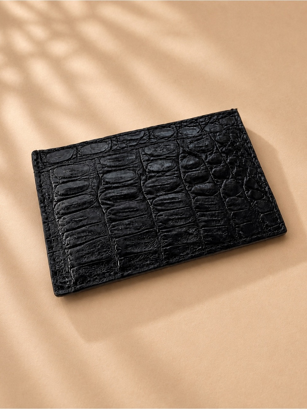 Francesca Miranda Men’s Genuine Crocodile Leather Cardholder – Made in Colombia
